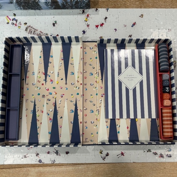 Gray Malin Puzzle 🧩 Backgammon Collection, Set of 2 Collectible - Picture 7 of 15